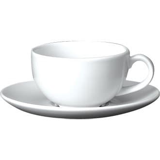 Churchill Tableware P882 Plain Whiteware Cappuccino Cup, 7 oz. (Pack of 24)