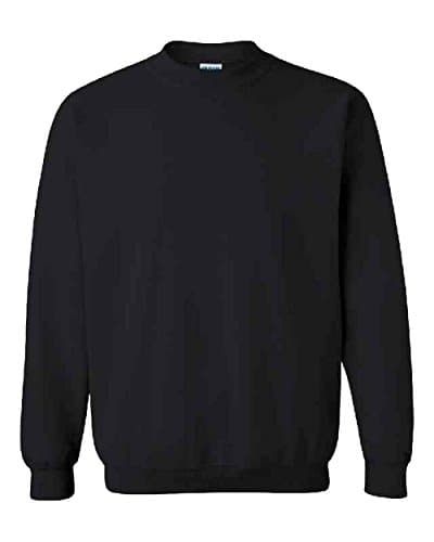 Mens Classic Sweatshirt Black 4XL