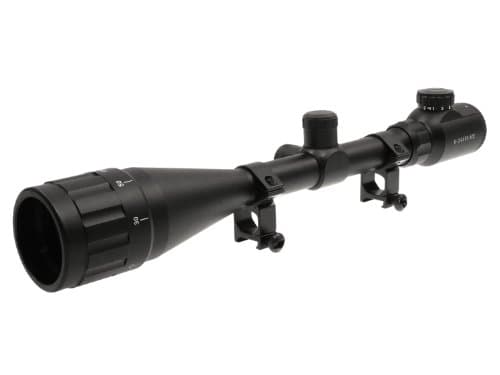 PHX Telescopic Sight / Scope 6-24 x 50 with illuminated reticle - incl. weaver mount