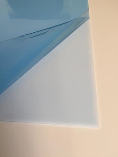 PMMA Perspex Acrylic Sheet Opal Board 3.0 mm Approx. 1010 x 500 mm Milky
