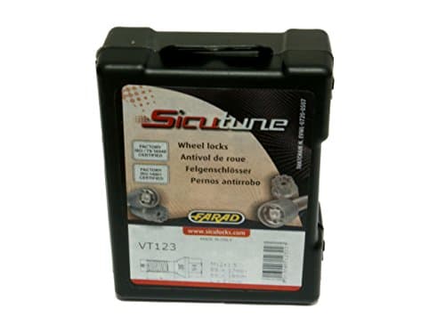 1 Set Rim Locks Anti-Theft Thread M12 x 1.5 Sicutune SW 17 – 19 Taper with Guide by Farad/LUG NUTS/Made in Italy/Alloy/Wheel/Alloy/Rims/Chevrolet/Daewoo/Chrysler/Daihatsu/Chrysler/Dodge/Ford/Honda/HyundaiDai/Jaguar/Kia/Lexus/Mazda/Mitsubishi/Vauxhall/Rover/Toyota/Volvo/SSANGYONG/Subaru/Proton/323/Tribute/Colt/Lancer/Galant Outlander/KA/Fiesta/Focus/Mondeo/Yaris/Corolla/Avensis/