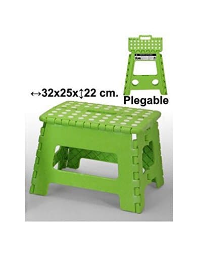 Camacho Green folding footstool 32x25x22