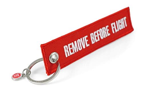 Keychain - Remove before flight - keyring included