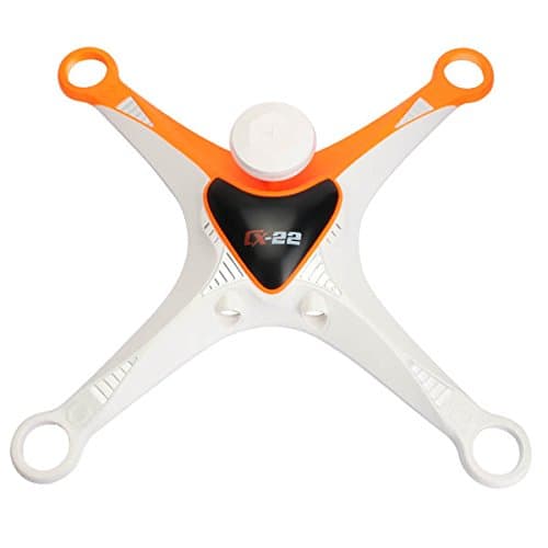 DRONESHOP Upper Body Shell Cover CX-22-019 for Cheerson CX-22 (White/Orange)