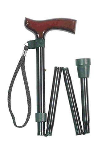 Classic Canes Walking Stick Folding and Adjustable, Black, 28-32-Inch Size