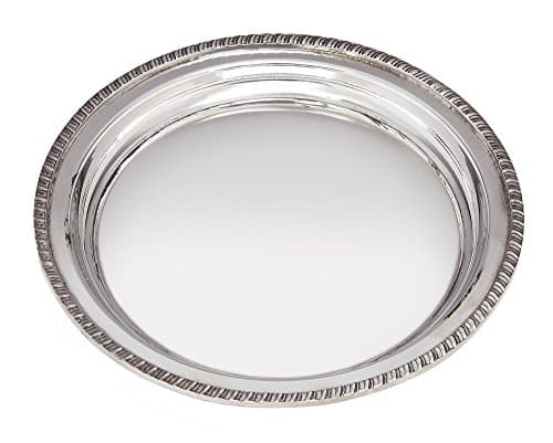 Small Gadroon Rim Pewter Tray