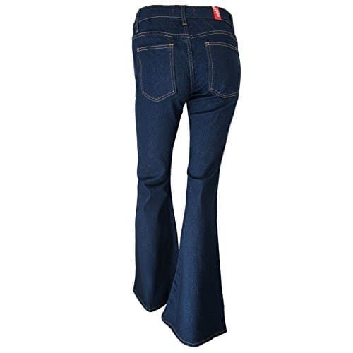Bell Bottom Indigo Jeans Size UK 10