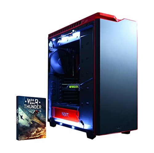 Vibox Viper 32 Water Cooled Desktop Gaming PC - with Windows 10 OS, WarThunder Game Bundle (4.2GHz Intel i7 6700K Quad Core Processor, Corsair Water Cooler, Nvidia Geforce GTX 970 Graphics Card, 240GB Solid State Drive SSD, 2TB Hard Drive, 16GB RAM, NZXT H440 Red Case)