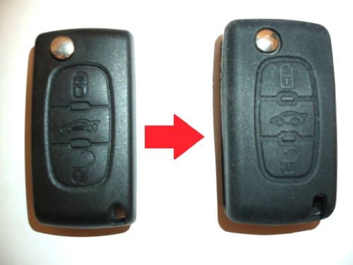 Remotefobcentre A39 Silicone Key Case Cover 3 Button