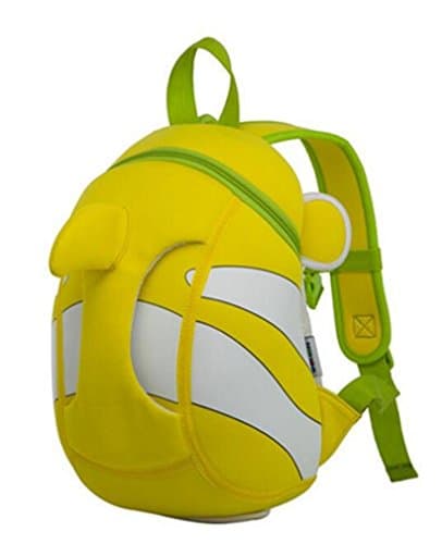 Clownfish Kids Book Backpack Backpack With Pocket capacity Reduce the Burden Backpack With Pocket Children Toddler Kid's Backpack , yellow