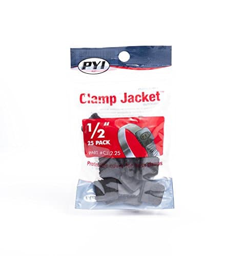 Clamp Jacket Hose Clamp Protectors Black (25 Pack)