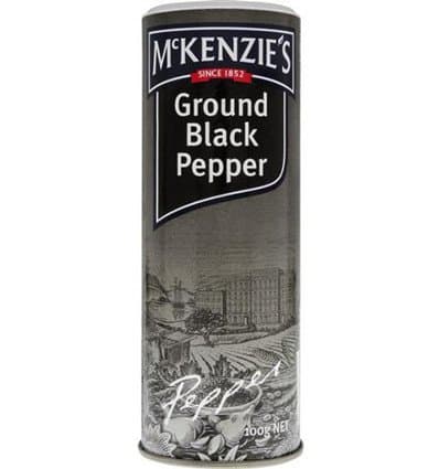 Mckenzies Black Pepper Ground 100gm