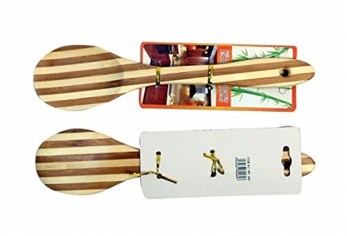 Solgi Bamboo Spoon New Improved Design Bamboo corner spoon Large wooden spoon