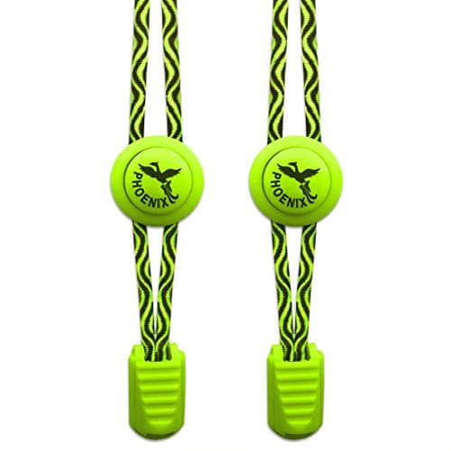 Phoenix Fit UK - No tie Elastic Lace System with lock - Easy to install in a range of colours. Great for runners, children, older generation &amp; active lifestyles - 1 Pair