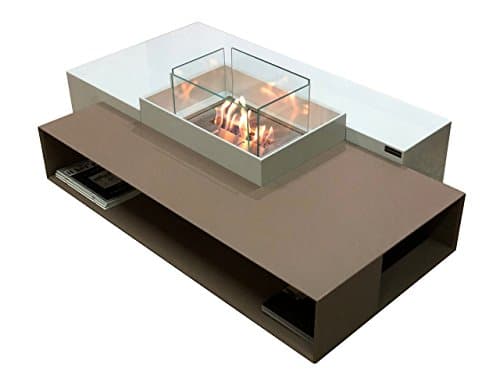 Bioethanol contemporary side table/bio-fireplace/bioethanol fireplace/bio ethanol fireplace in Lapitec and bio blaze