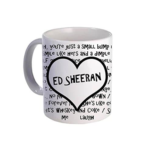 Ed Sheeran Lyrics Mug - 11oz