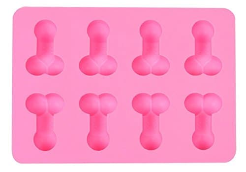 WChanping 1X Fun Silicone Cake Mold Spoof Mini Chocolate Mold, Jelly Tray, Cookies Pan, Bachelorette Party Silicone Candy Mold