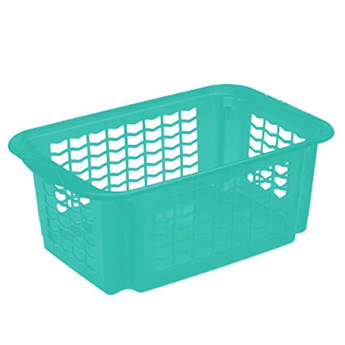 OK Rotating/Stacking Basket, Blue/Transparent, Large