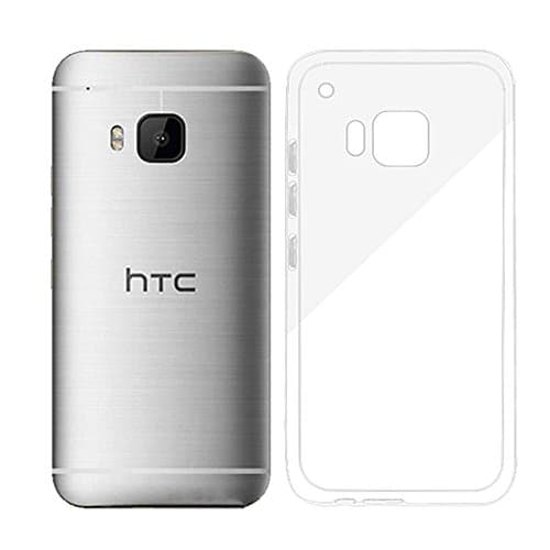 Senisttech HTC One M9 Ultra Slim Protective Case, Crystal Clear Anti-Scratch Shockproof Silicone Backcover Cell Phone Sleeve TPU Case for HTC One M9 (Transparent)