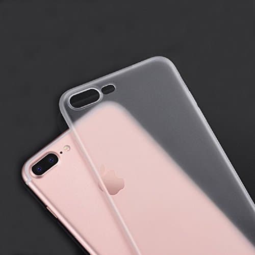 Ultra Thin Slim Matte Case for Apple IPhone 6 6s 7 Plus 7plus Frosted Back Shell Protector Cover (For Iphone 7Plus, Clear)