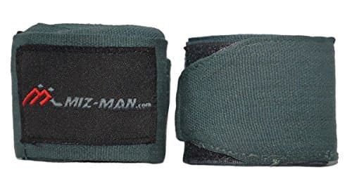 Boxin Hand Wrap Maxican Muay Thai Kick Boxing Wrist Protector Bandage Twin pack. (Dark Grey)