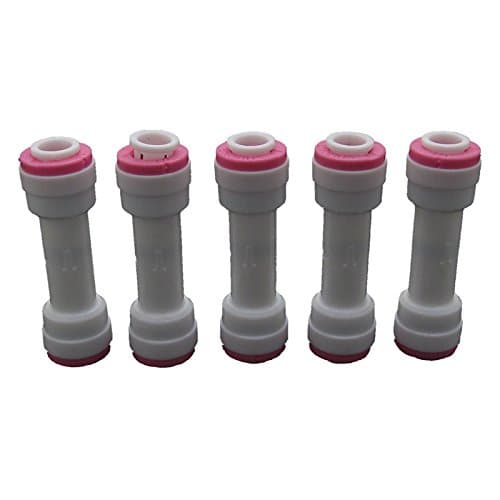 1/4" Quick Connect Check Valve for RO Pure Water Reverse Osmosis System Pack of 5