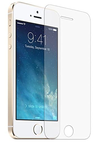 LONVIPI® iPhone SE / 5s / 5 Protector Premium Tempered Glass Screen Cover All The Display Screen Scratch Resistant 9H Hardness and Easy Bubble-Free Installation LONVIPI®