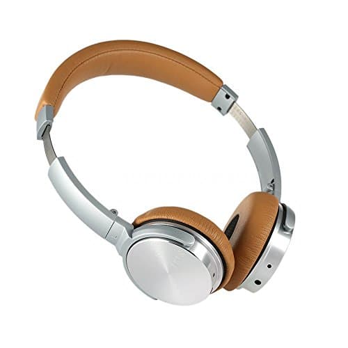 LKER One Original Sound Foldable Headphone with Micro for SmartPhone PC Laptop Tablet (Sliver)