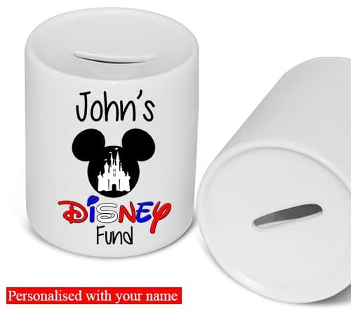 Disney Fund Money Box Personalised