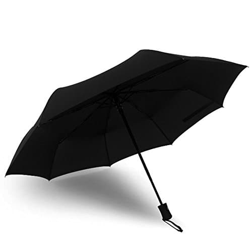 Travel Brolly - Umbrella with Windproof Design Compact Lightweight Durable with Auto Open &amp; Close Feature Convenient for Travelers or Professionals - Great for Men or Women - Satisfaction Guarantee