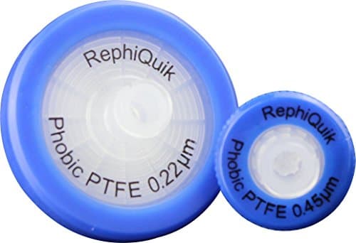 PTFE (Hydrophobic) Non-sterile Syringe Filter 32 mm diameter, 0.45 micron syringe filter (Pack of 1000)