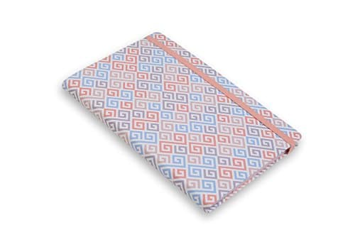 A5 Pastel Coloured Premium Quality Notebook in a Gift Box (Constance Geometric Design)