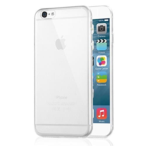 iPhone 6 Case TPU Silicone Transparent Protective Ultra Thin 0.3 MM Case Shock Absorption Bumper Crystal Starke – (Iphone 6 4.7 mediaà, Transparent)