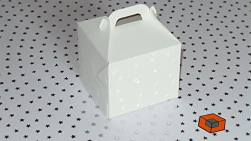 White Single Trade Cupcake boxes 80x80x80mm with inserts (60)