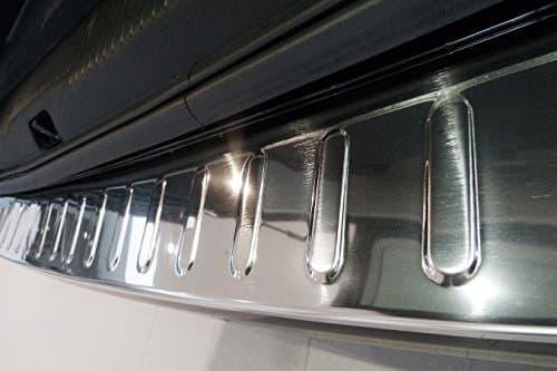 teileplus24 L538S Stainless steel bumper protector with 3D shape