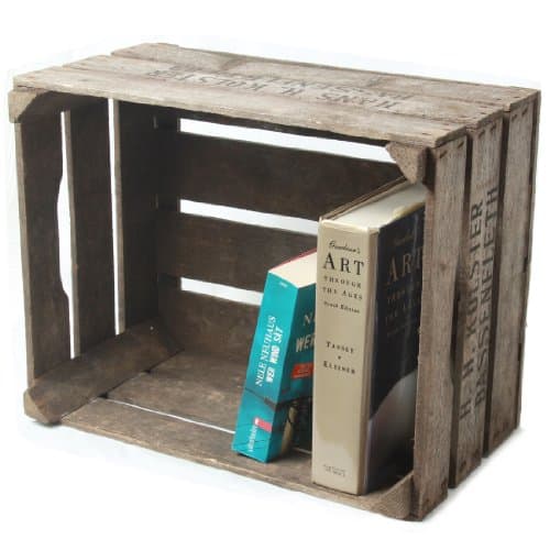 Original fruit crate from the Old Solid Wood Natural &amp;for Storage Furniture