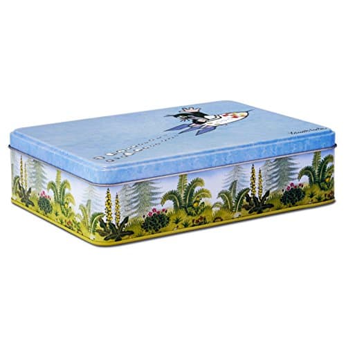 LOGOSHIRT Tin Box The Mole - Rocket - Space - Metal Box Krtek - TV - Nostalgia - coloured - original licensed product