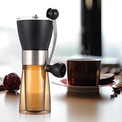 Manual Ceramic Coffee Grinder Washable ABS Ceramic core Stainless Steel Home Kitchen Mini Manual Hand Coffee Grinder