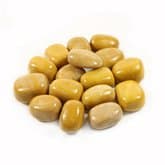Yellow Jade Tumblestone 20-30mm