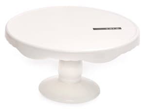 Sara Tavolo Cake Plate - Footed - 10" - White
