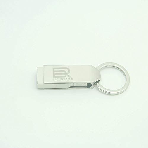 BRIGHTRONIC Waterproof 32GB USB Flash Drive Pen Drive Memory USB Stick with Keychain (32GB)