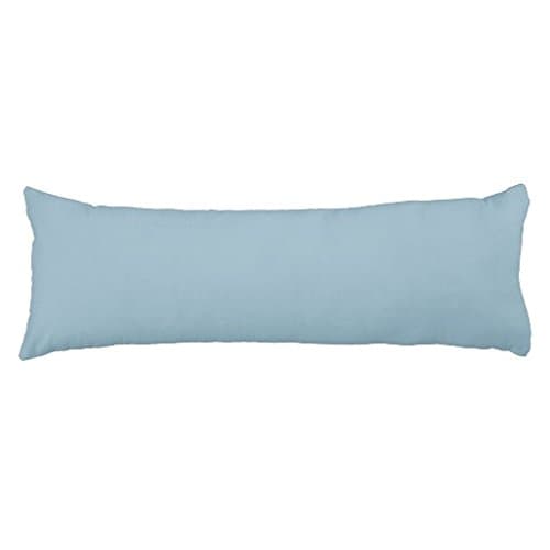 Eongo Throw Pillow Case Decorative Body Pillow Cover Solid Aquamarine Blue Cushion Cover 20 x 54 inch