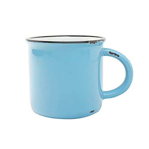 Canvas Home Tinware Mug, Teal- Pack of 4