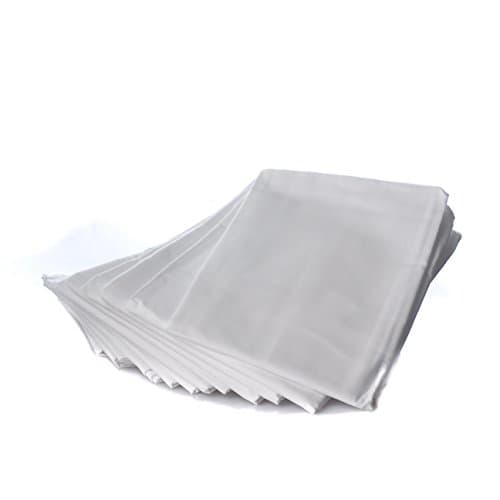 Weaved Collection 12 Pack Standard Size White Pillowcases T-200 (20" X 30")