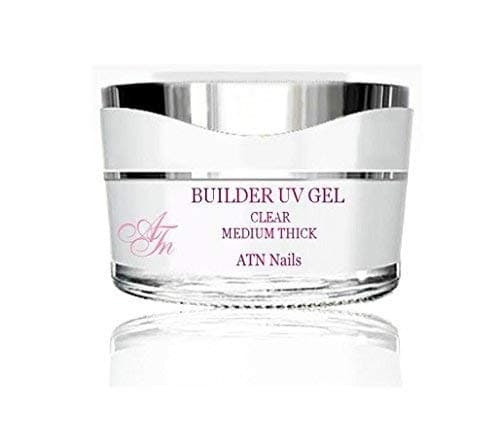 ATNails Nail Builder UV Gel - crystal,clear MEDIUM THICK NEW 5ml