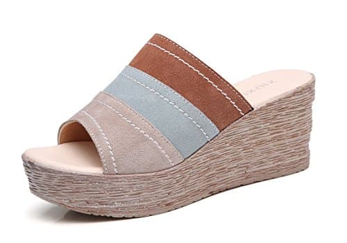 Vivident Select Women's Comfy Chunky High Platform Flip Flop Sandal