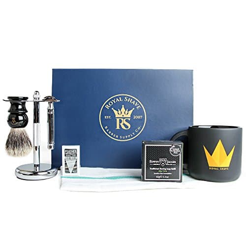 Edwin Jagger Beginner Shaving Set- Essential Safety Razor Wet Shave Set