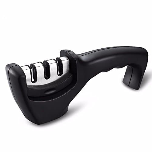 Knife Sharpener Sharpening Professional Stainless Steel Ceramic Stone Kitchen New