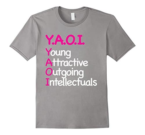 Men's Yaoi Shirt Small Slate