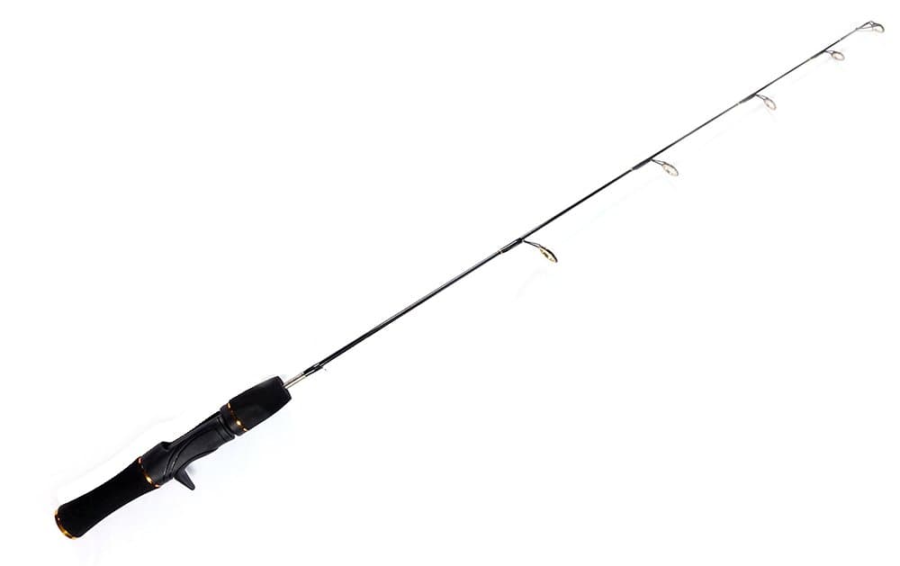 Wtrees Ice Fishing Rod Medium Light Graphite (Pack of 2 26-inch Casting Rod #2, Ice Fishing A)